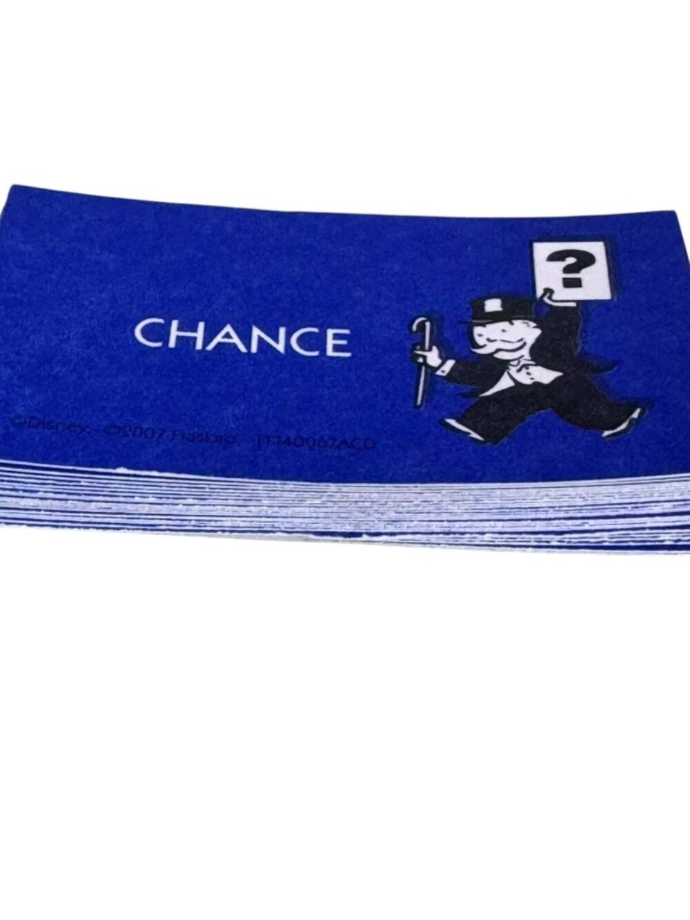 Monopoly Junior Disney Channel 2007 Replacement 24 Chance Cards Game Pieces
